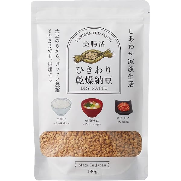 Amazon.co.jp: 川口納豆 乾燥納豆 180g ×2個 + 計量スプーン付（15cc